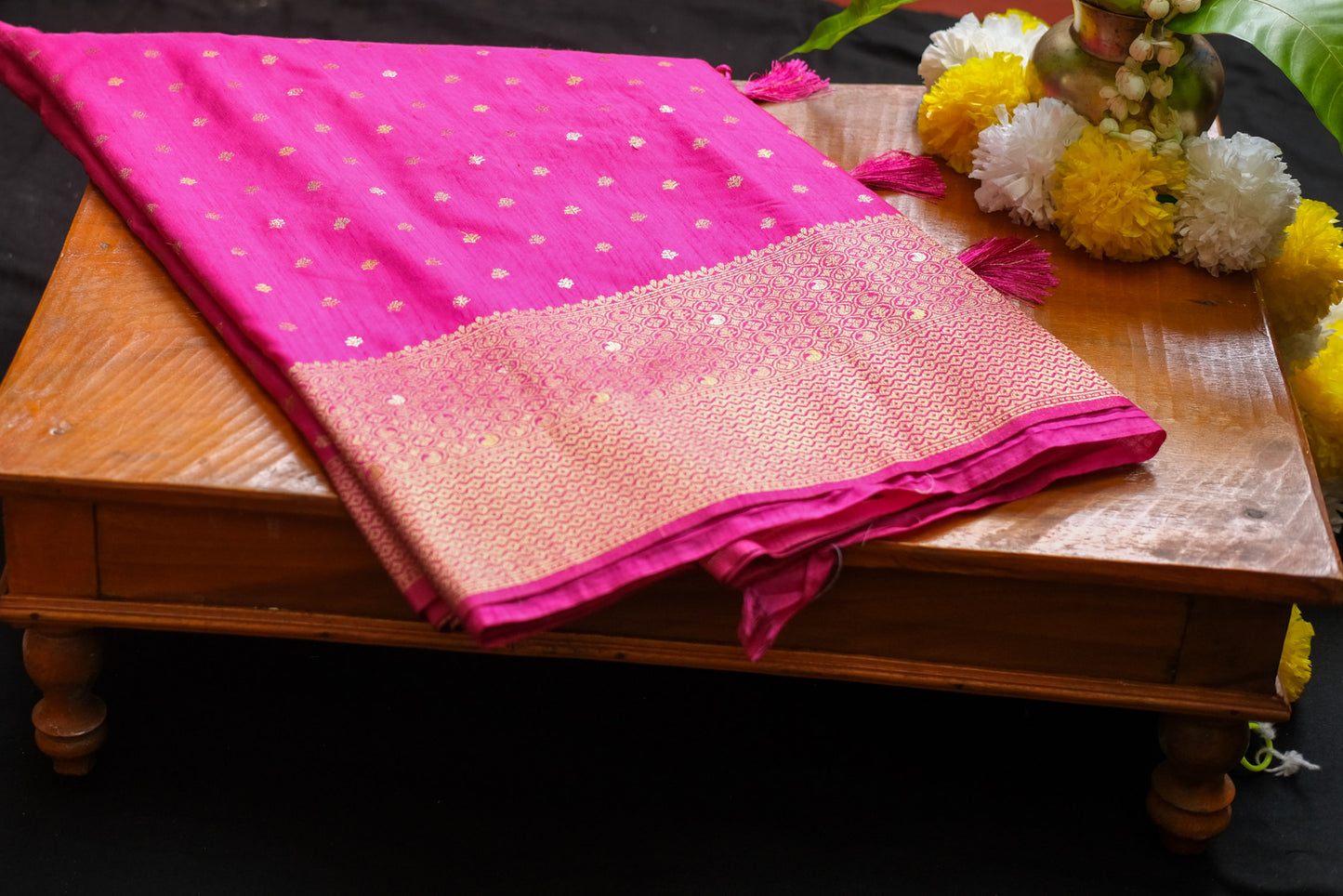 Gulabi Soundarya- Mirpur katan Saree