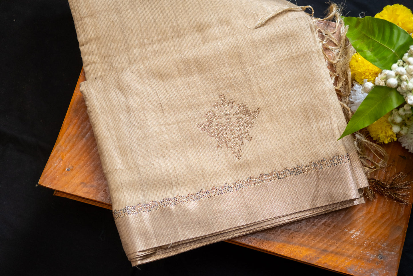 Saubhagyam- Exclusive Mix Jute Saree