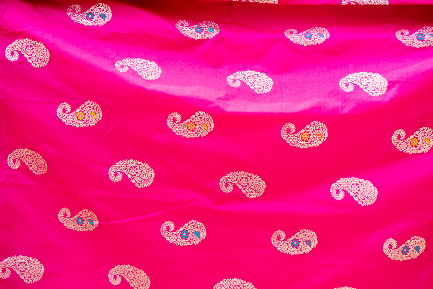 Gulabi Sparsh- Mirpur katan silk Saree