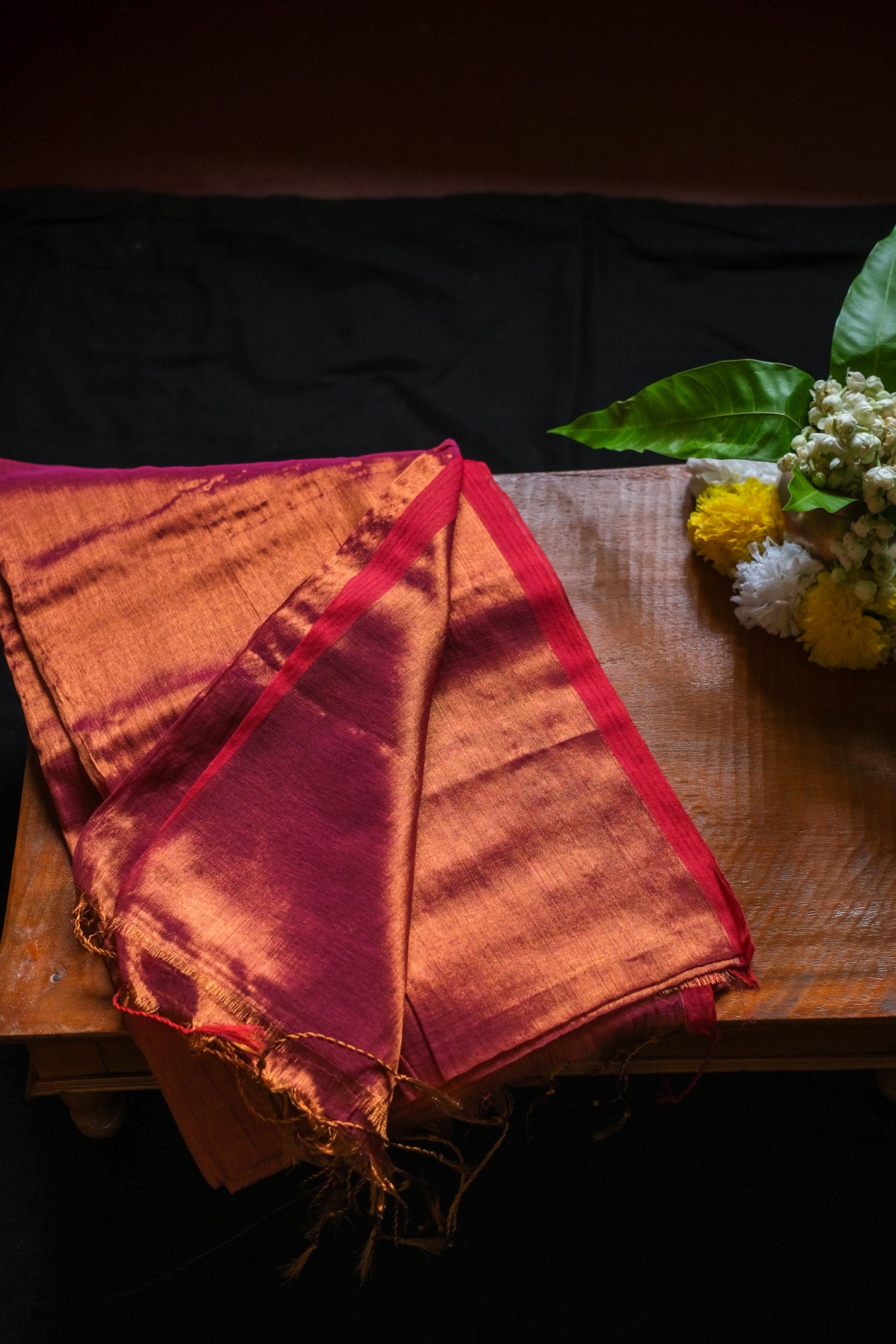 Golden moments- Tissue Saree