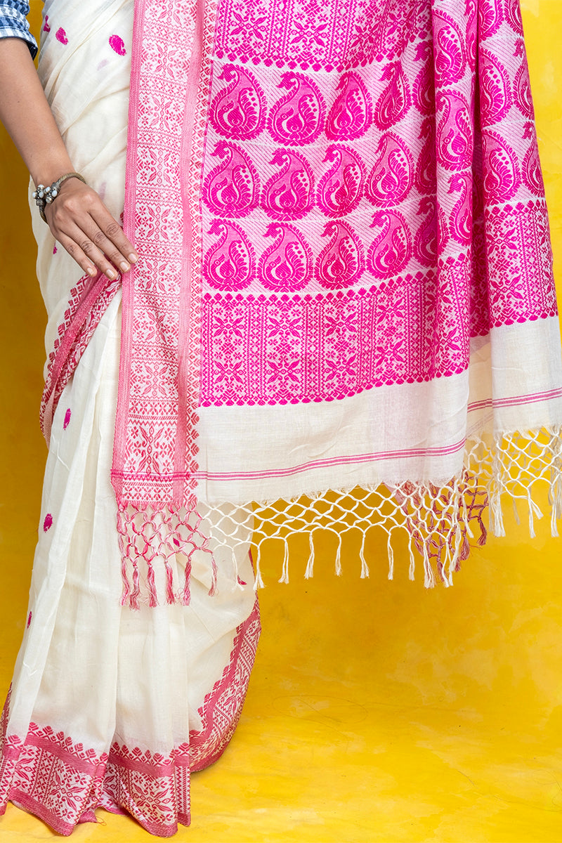 Gulaabi Maarg - Khadi Saree