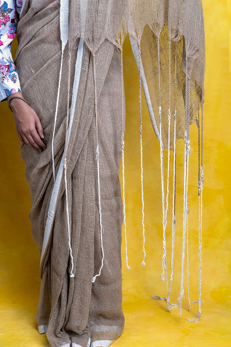 Mocha Ki Mishrit Rangeen - Jute Saree