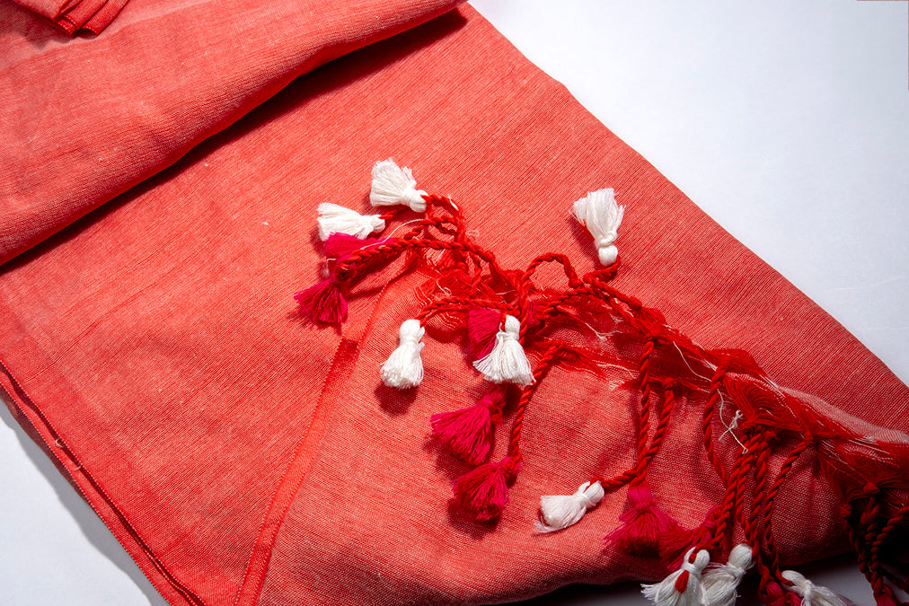 Lalima Rang - Cotton Than Saree