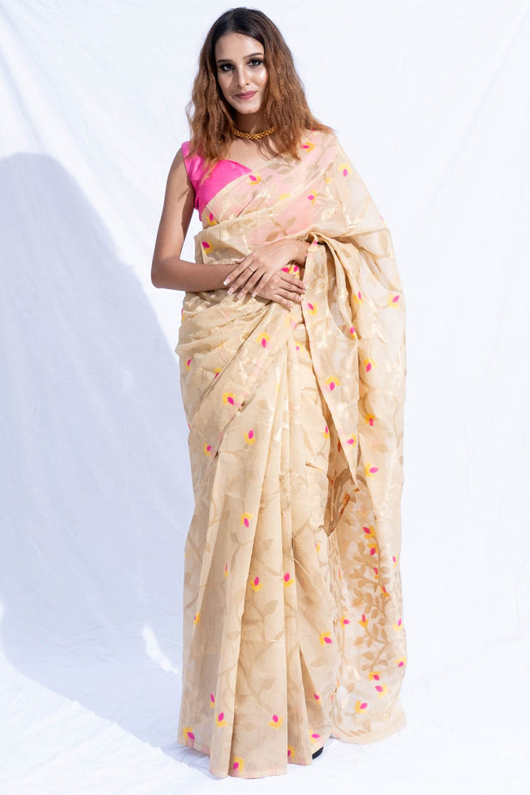 Chandan Raag - Dhakai Muslin Saree