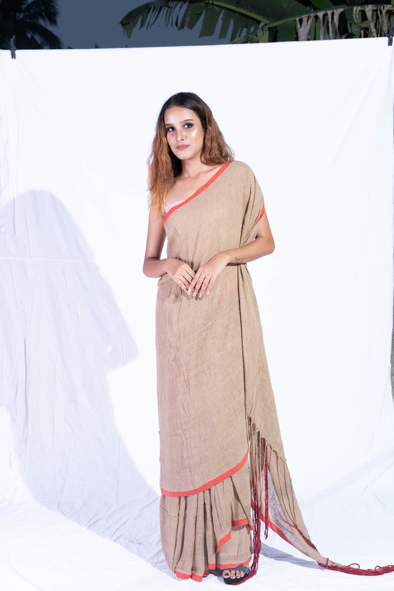 Lalima - Jute Saree