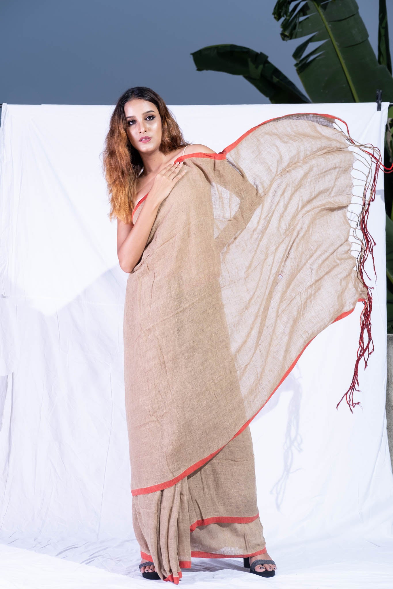 Lalima - Jute Saree