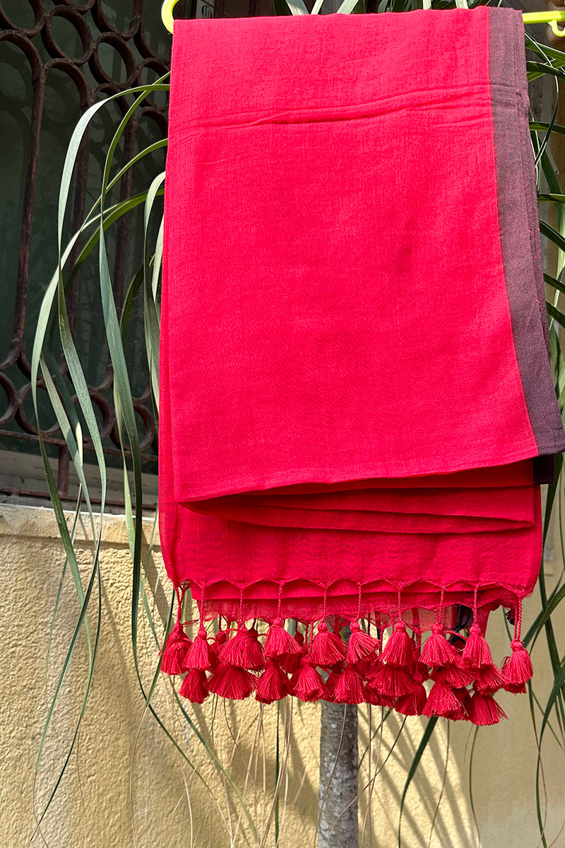 Laal Lohit - Cotton Par saree