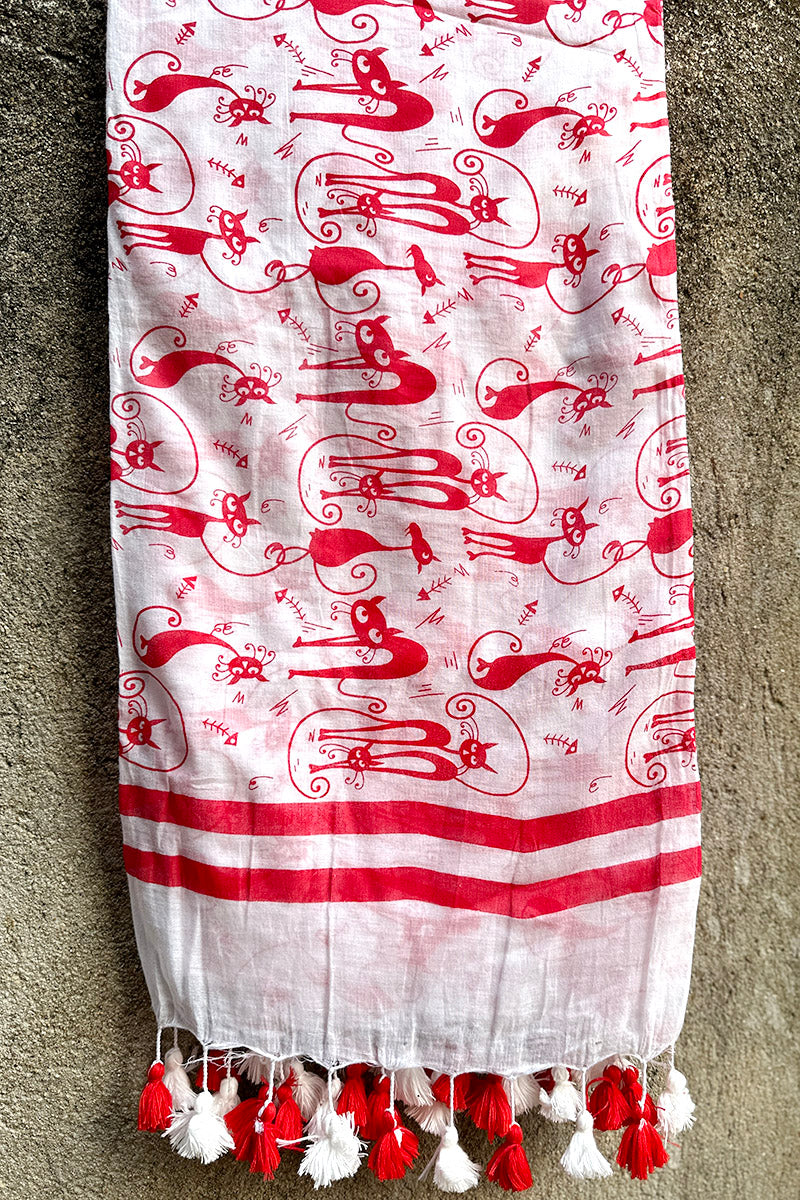 Meow - Pure Cotton Saree from Bengal