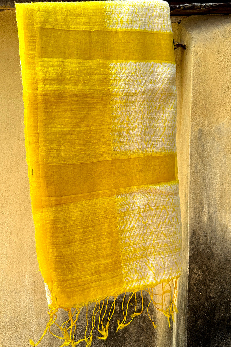 Shwet Haridra - Matka silk